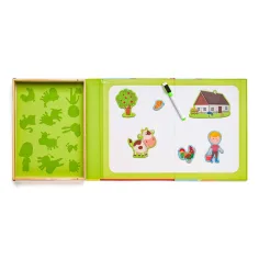 Magnetisches Puzzle in einer Box - Farm - Woodyland Bild 3