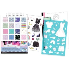 Make it Real: Mode-Design-Skizzenbuch mit Zubehör - Pastell Pop Bild 4