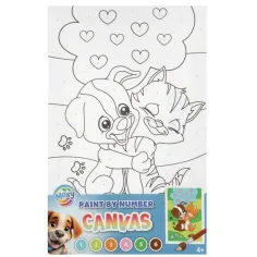 Malen nach Zahlen – Leinwandbild mit Tiermotiv 30 x 19 cm