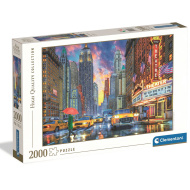 Manhattan im Regen, 2000-teiliges HQC-Puzzle - Clementoni
