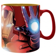 Marval: Iron Man-Tasse mit Folienaufdruck, 460 ml