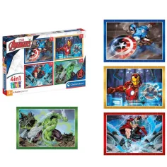 Marvel: Avengers 4-in-1 Supercolor Puzzle - Clementoni Bild 2