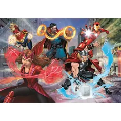 Marvel: Die Rächer Supercolor Glitzer-Puzzle 104 Teile - Clementoni Bild 2