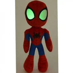Marvel: Erstaunliche Freunde - Spider-Man Plüschfigur mit leuchtenden Augen im Dunkeln 25cm Bild 3
