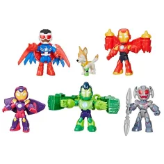 Marvel: Iron Man Armored Avengers 6er-Figurenset - Hasbro Bild 2