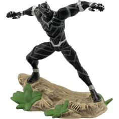 Marvel Schwarzer Panther 12 cm Spielzeugfigur mit Sockel - Bullyland