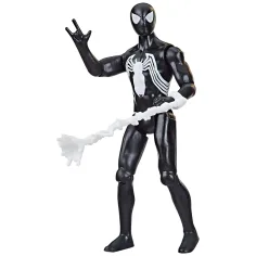 Marvel: Spider-Man - Symbiote Suit Schwarzer Spider-Man Actionfigur 10 cm - Hasbro Bild 2