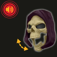 Masters of the Universe: Die Beschützer des Universums – Skeletor Knochen-Gesichtsmaske mit Licht- und Soundeffekten – Mattel Bild 3