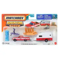 Matchbox: 61 Ford Ranchero Spielzeugauto mit Anhänger Set 1/64 - Mattel
