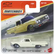 Matchbox: 1960 Chevy El Camino beiges Spielzeugauto 1/64 – Mattel