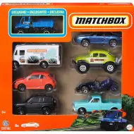 Matchbox: 8er-Set mit kleinen Autos, exklusivem blauen Mercedes-Benz Pickup - Mattel