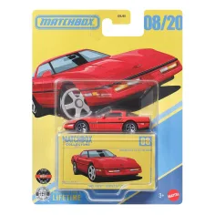 Matchbox Collectors: 1990 Chevy Corvette ZR1 im Sammler-Karton, Modellauto im Maßstab 1:64 – Mattel