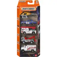Matchbox: MBX Rescue V 5-teiliges Fahrzeug-Set – Mattel