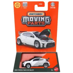 Matchbox: Moving Parts: 2024 Toyota Yaris GR Rally2 aufklappbares Modellauto im Maßstab 1:64 - Mattel