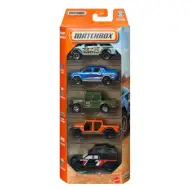 Matchbox: Off-Road Camping – 5-teiliges Auto-Set im Maßstab 1:64 – Mattel