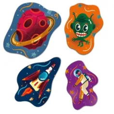 Mein erstes Puzzle: 4-in-1 Weltraumreise Puzzle - Clementoni Bild 2
