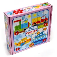 Mein erstes Puzzle: Fahrzeuge 4-in-1 Baby-Puzzle