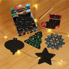 MelissaDoug: Mini Kratzbild-Set mit festlichem Thema, 125-teiliges Set Bild 2