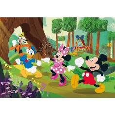 Mickey Maus und seine Freunde Waldabenteuer 104-teiliges Maxi Supercolor Puzzle - Clementoni Bild 2