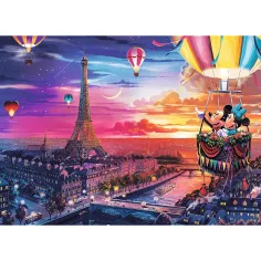 Mickey und Minnie in Paris 1000-teiliges Premium Plus Quality Puzzle – Trefl Bild 2