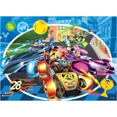 Micky Maus 2-in-1 Puzzle und Malset mit 24 Teilen, 50x35 cm – Lisciani Bild 3
