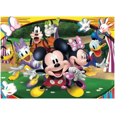 Micky Maus 2-in-1 Puzzle und Malset mit 48 Teilen, 35x25 cm - Lisciani Bild 2