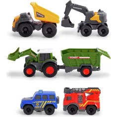 Micro City 5-teiliges Set aufklappbarer Spielzeugautos - Dickie Toys Bild 2