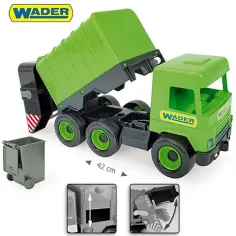 Middle Truck: Müllwagen 43cm grün - Wader Bild 3