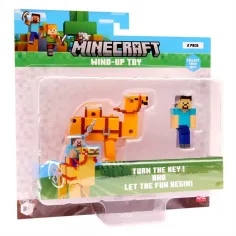 Minecraft-3D-Figur mit aufziehbarem Tier, 2. Serie, in verschiedenen Ausführungen, 1 Stück