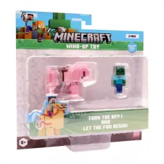 Minecraft-3D-Figur mit aufziehbarem Tier, 2. Serie, in verschiedenen Ausführungen, 1 Stück Bild 3