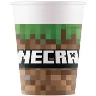 Minecraft 8-teiliges Pappbecherset 200ml