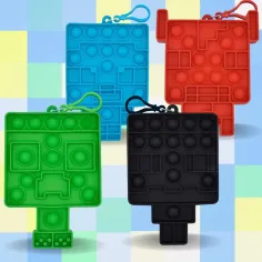 Minecraft Bubblers Mini Pop-it Überraschungsschlüsselanhänger 1 Stk. Bild 2