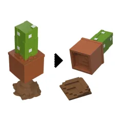 Minecraft Enthüllungs-Minifigur im Aufbewahrungsbehälter – Kaktus – Mattel Bild 3