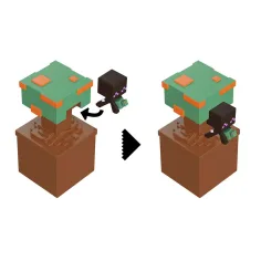 Minecraft Reveal Minifigur im Aufbewahrungsbehälter – Azalee – Mattel Bild 2