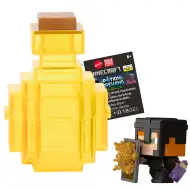 Minecraft Reveal Minifigur in gelber Aufbewahrung – Mattel