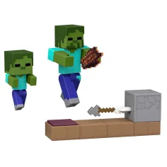 Minecraft: Zombie-Pfeilfalle Actionfigur-Set – Mattel Bild 3