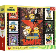Minions 3 Filmbilder 1000-teiliges Puzzle – Trefl