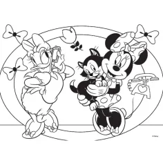 Minnie Maus 2-in-1 Maxi 24-teiliges Puzzle und Malset 70x50 cm – Lisciani Bild 2