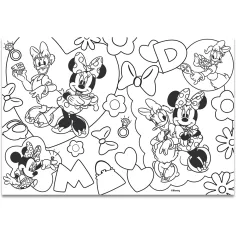Minnie Maus 2-in-1 Puzzle und Malset, 60 Teile, 50x35 cm – Lisciani Bild 3