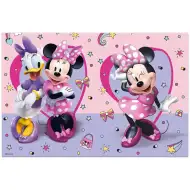 Minnie Maus und Daisy gemusterte Kunststofftischdecke 120x180cm