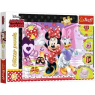 Minnie und Daisy Glitzer-Puzzle 100 Teile - Trefl