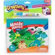 Mit Wasser färbbares Beschäftigungsheft – Dinosaurier