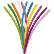Modellierbare bunte Luftballons – 15er-Set