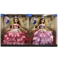 Modepuppe im Ballkleid, 28 cm, in zwei verschiedenen Varianten