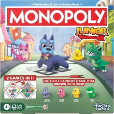 Monopoly Junior Brettspiel mit Tierfiguren - Hasbro