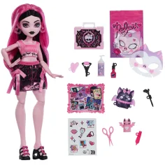 Monster High Gruselschönheitspflege Draculaura Puppe mit Zubehör - Mattel Bild 3