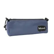 Mood Chrome zylindrisches dunkelblaues Federmäppchen 21x7x7cm