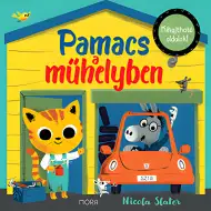 Móra: Nicola Slater - Pamacs in der Werkstatt, Klappbuch mit ausklappbaren Seiten