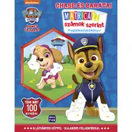 Móra: Paw Patrol - Chase und seine Freunde Stickerbuch nach Zahlen Malbuch