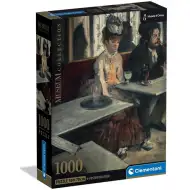 Museum Collection: Edgar Degas - In einem Café 1000-teiliges Puzzle mit Poster - Clementoni